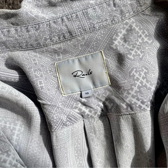 Rails Mosaic Printed Button Down - Picture 4 of 7